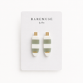 BAREMUSE soft sage hair clips