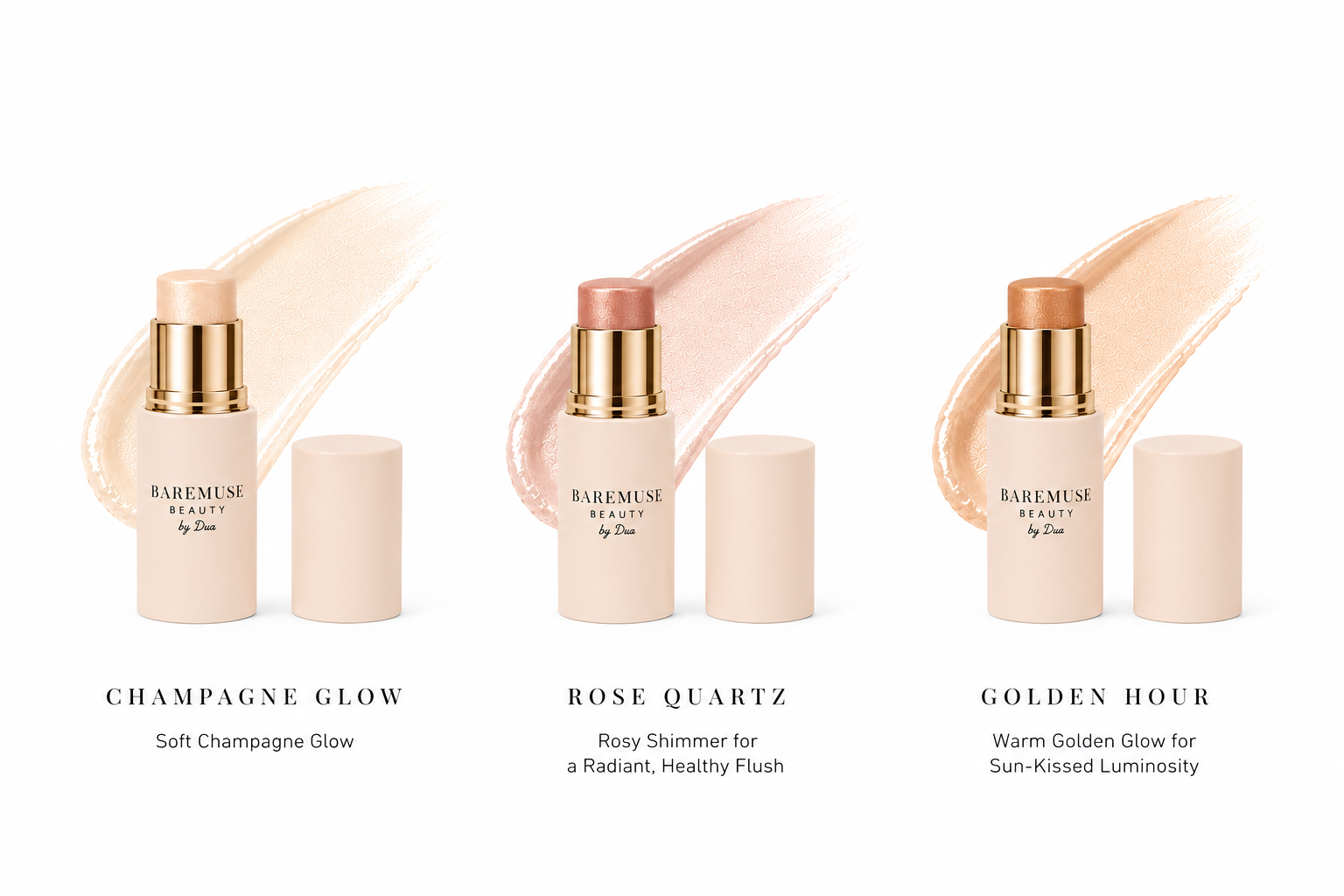 BAREMUSE Glow Highlighter Multi-use sticks (pre-order)
